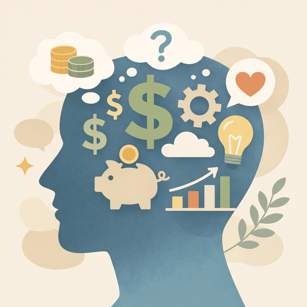 money mindset for beginners illustration