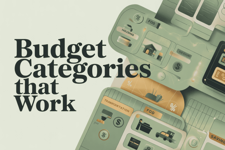 Simple Budget Categories That Actually Work
