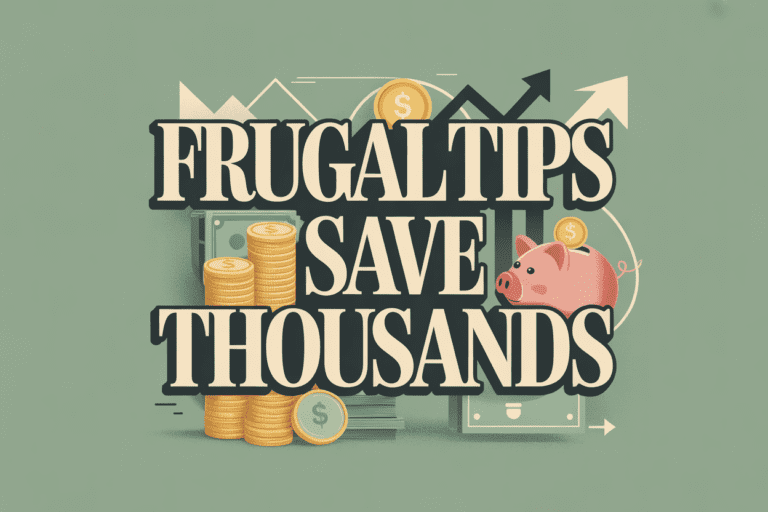 Frugal Tips to Save Thousands Without Extreme Sacrifice