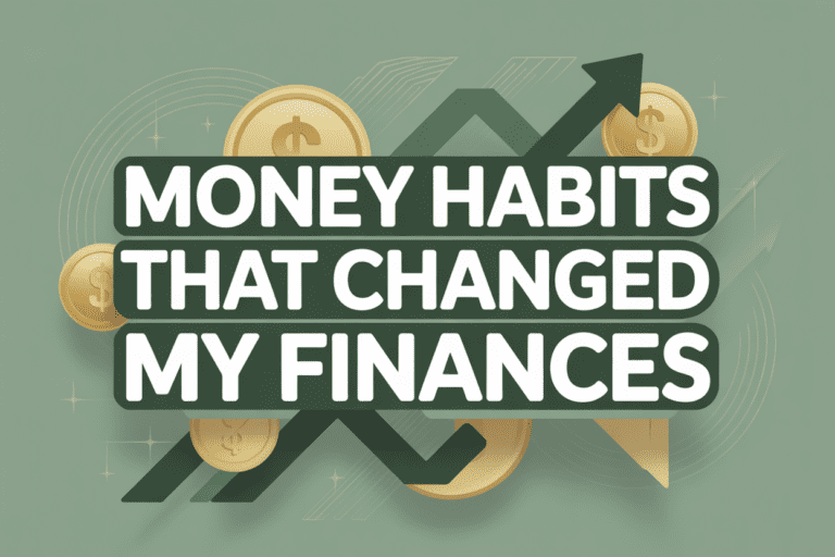Money Habits That Changed My Finances