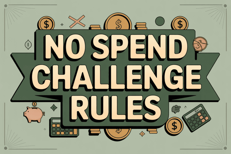 No Spend Challenge Rules for Beginners