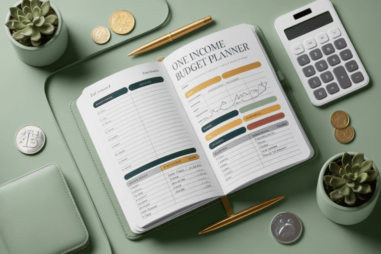 One Income Budget Planner: How to Make One Paycheck Work