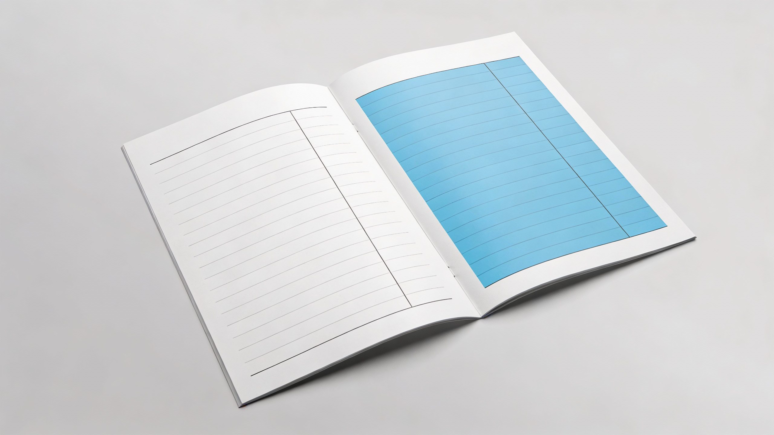 **Single open budget planner with highlighted expense columns**