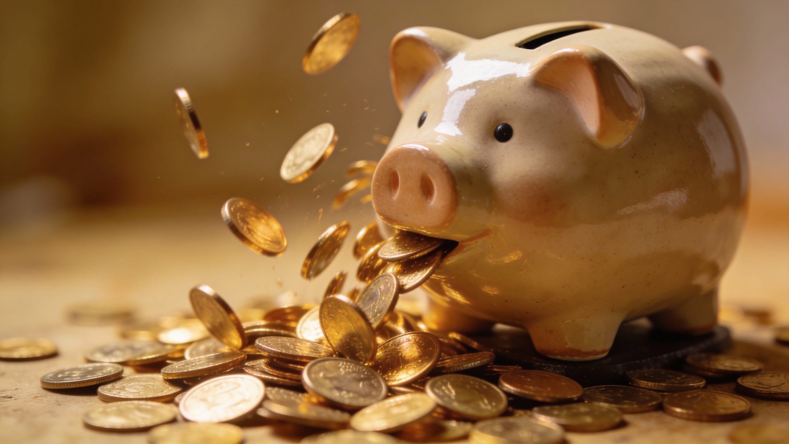 **Closeup of a piggy bank with coins spilling out**  Each prompt adheres to the requirements—single subject, closeup/focused, and tied directly to the article’s themes of motivation, debt, and manageable financial habits.