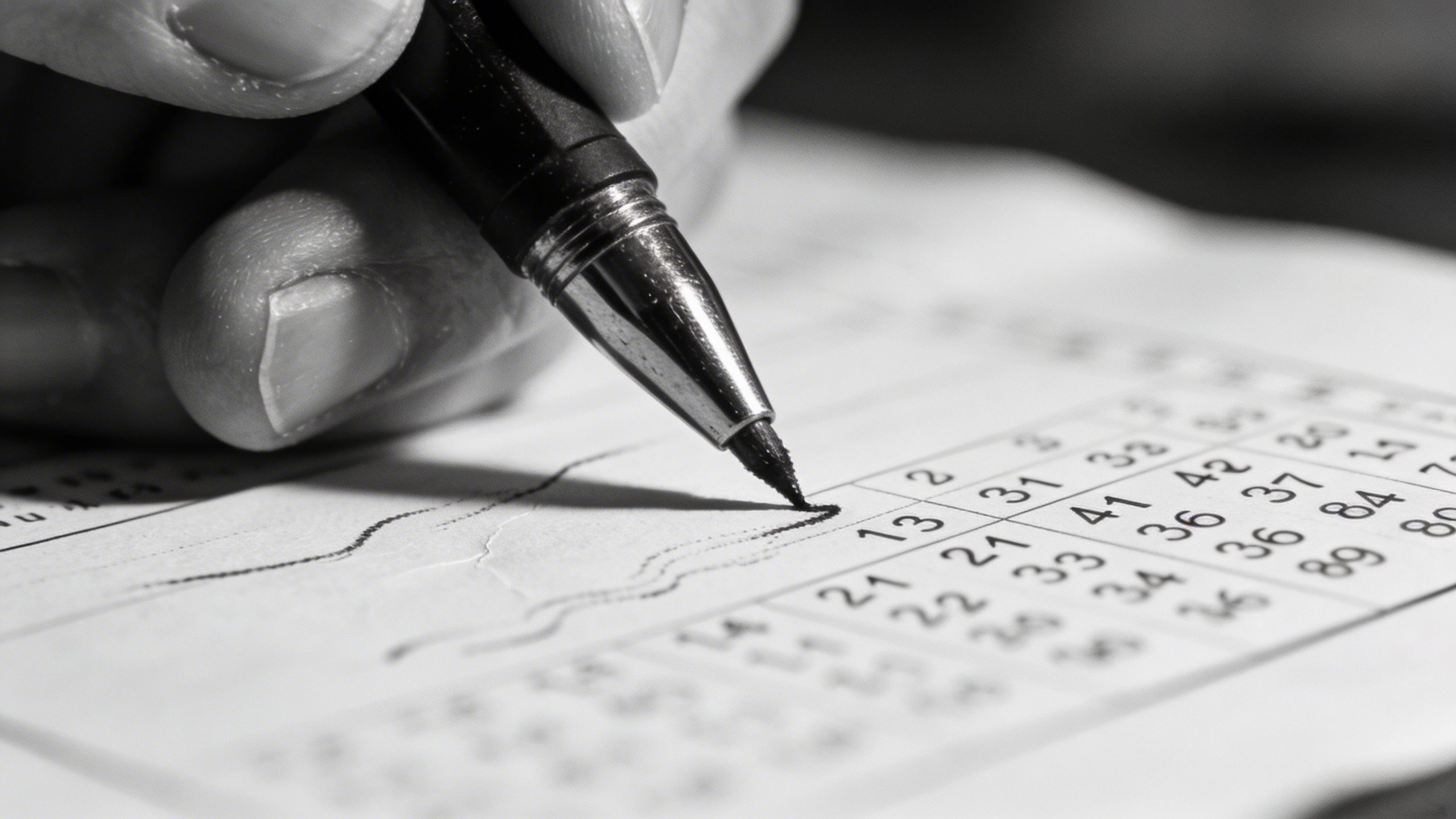 closeup of a hand writing budget on paper with numeric sheets, high contrast