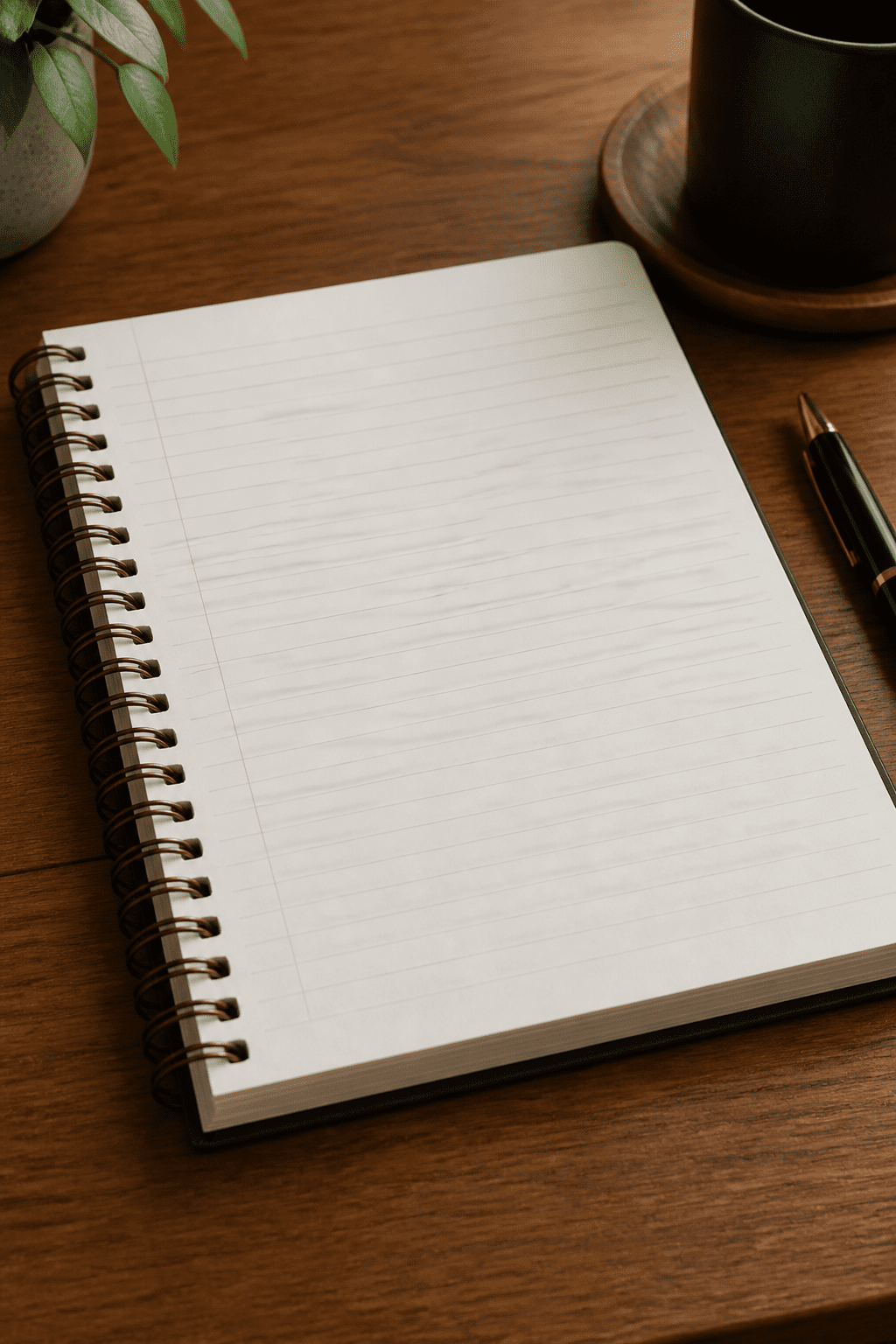 closeup of a single notebook with budget line items on a desk